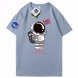 画像3: NASA x Astronaut Print T-shirtT-shirt　ユニセックス 男女兼用NASAナサ×宇宙飛行士プリント 半袖 Tシャツ (3)