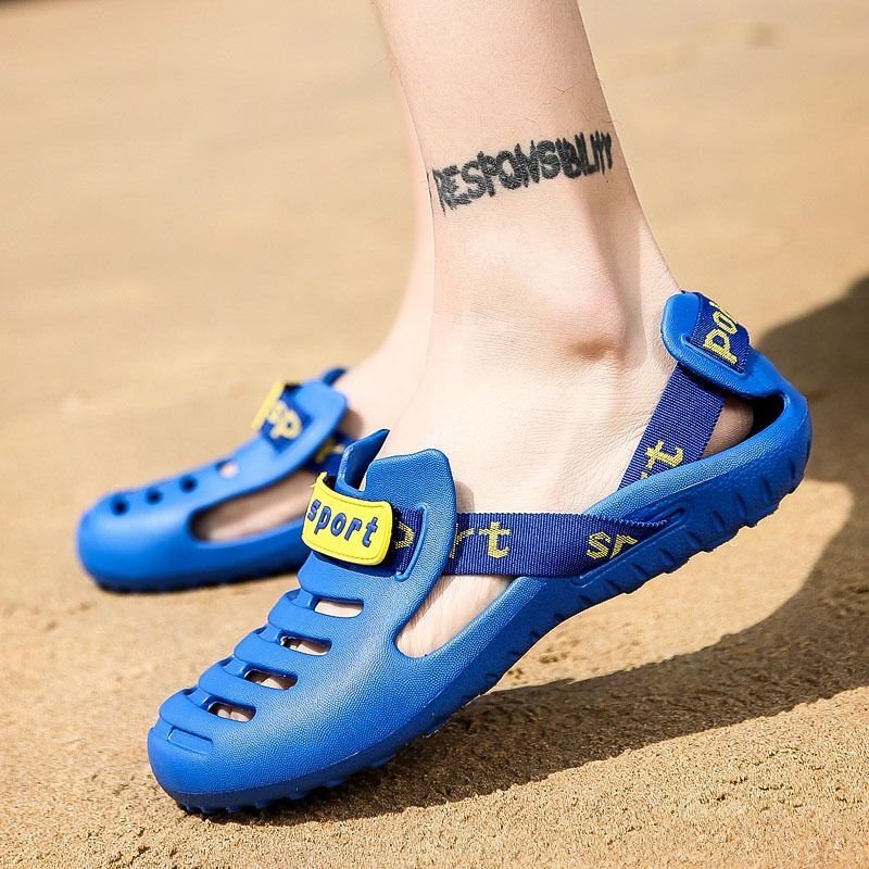 画像5: Men's Unisex hole  Flat Sandals slippers Sneakers 男女兼用ホールサンダルシャワーサンダル ビーチサンダル スニーカーシューズ (5)