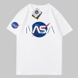 画像2: NASA logoT-shirtT-shirt　ユニセックス 男女兼用NASAナサロゴプリント 半袖 Tシャツ (2)