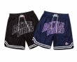 画像3: UNISEX LOGO EMBROIDERED EMBLEM SWEAT SHORTS half pants Sweat pants　 男女兼用ユニセックスロゴ刺繍 ショートハーフパンツバスケットパンツ  (3)