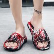 画像5: Men's Unisex marble color tie dye  Flat Sandals slippers Sneakers 男女兼用マーブルタイダイサンダルシャワーサンダル ビーチサンダル スニーカーシューズ (5)