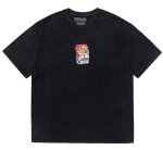 画像1: Cigarette Box x Simpsons Family T-shirt　ユニセックス 男女兼用シガレットボックス×シンプソンファミリープリント 半袖 Tシャツ (1)