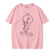 画像6: Looney Tunes Print T-shirt　男女兼用ユニセックスルーニー・テューンズプリント半袖袖Tシャツ  (6)