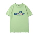 画像10: Unisex JUST DO IT Later logo T-shirt round neck T-shirt　 ユニセックス男女兼用JUST DO IT Laterロゴ半袖 Tシャツ (10)