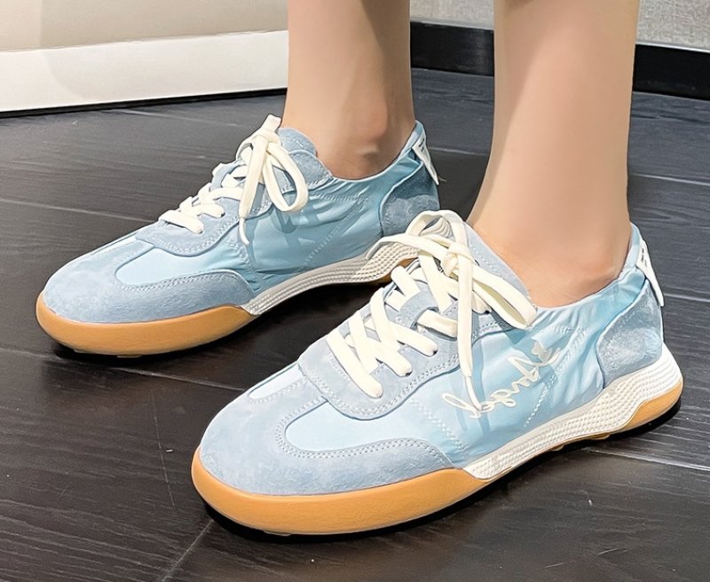 画像8: ballet candy color breathable soft bottom lace-up sneakers　キャンディーカラーバレーシューズレースアップスニーカー (8)