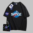 画像2: Unisex Nasa Space x AstronautT-shirt　 ユニセックス男女兼用ナサNASA×宇宙スペース×宇宙飛行士半袖 Tシャツ (2)