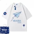 画像3: NASA x paper airplane PrintT shirt　 ユニセックス男女兼用NASAナサ×紙飛行機プリント半袖 Tシャツ (3)