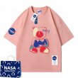 画像5: NASA x Paint Bear PrintT shirt　 ユニセックス男女兼用NASAナサ×ペイントベア熊プリント半袖 Tシャツ (5)