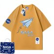 画像5: NASA x paper airplane PrintT shirt　 ユニセックス男女兼用NASAナサ×紙飛行機プリント半袖 Tシャツ (5)