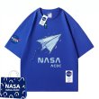 画像4: NASA x paper airplane PrintT shirt　 ユニセックス男女兼用NASAナサ×紙飛行機プリント半袖 Tシャツ (4)