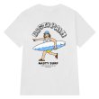 画像1: 23 surfing boy short sleeve T-shirt  オーバーサイズ ユニセックス 男女兼用サーフィンボーイプリントTシャツ (1)