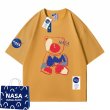 画像6: NASA x Paint Bear PrintT shirt　 ユニセックス男女兼用NASAナサ×ペイントベア熊プリント半袖 Tシャツ (6)