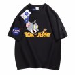 画像2: NASA x Tom and Jerry PrintT shirt　 ユニセックス男女兼用NASAナサ×トムとジェリートム＆ジェリープリント半袖 Tシャツ (2)