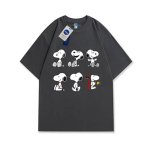 画像1: NASA x Snoopy PrintT shirt　 ユニセックス男女兼用NASAナサ×スヌーピープリント半袖 Tシャツ (1)
