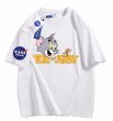 画像1: NASA x Tom and Jerry PrintT shirt　 ユニセックス男女兼用NASAナサ×トムとジェリートム＆ジェリープリント半袖 Tシャツ (1)