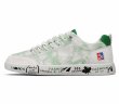 画像1: mottled tie dye painting  lace-up sneakers  男女兼用 ユニセックス斑染タイダイペイントレザーレースアップスニーカー (1)