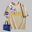 画像3: NASA x Tom and Jerry PrintT shirt　 ユニセックス男女兼用NASAナサ×トムとジェリートム＆ジェリープリント半袖 Tシャツ (3)