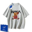 画像5: NASA×Basket Bear PrintT shirt　 ユニセックス男女兼用NASAナサ×バスケットベア熊プリント半袖 Tシャツ (5)