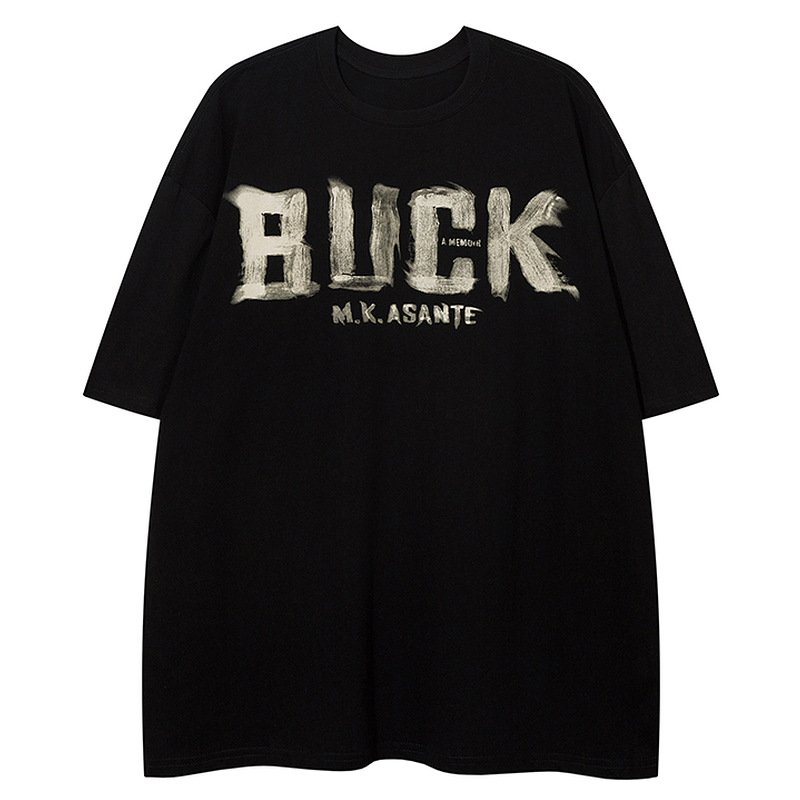 画像3: graphic hip hop boy print T-shirt  オーバーサイズ ユニセックス 男女兼用グラフィックヒップホップボーイプリントTシャツ (3)