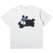 画像4: ABC logo cap dog Print T-shirt　男女兼用ユニセックスabcロゴキャップドッグ犬プリント半袖袖Tシャツ  (4)