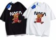 画像9: NASA×Basket Bear PrintT shirt　 ユニセックス男女兼用NASAナサ×バスケットベア熊プリント半袖 Tシャツ (9)