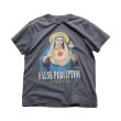 画像1: Virgin Mary print damage vintage wash tshirts 男女兼用 ユニセックス 聖母マリア ヴィンテージ加工 ダメージ Tシャツ (1)