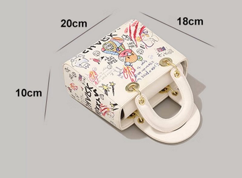 画像5: Bear Graphic Tote Shoulder Bag ベア熊グラフィック トートショルダー2WAYバッグ (5)