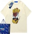 画像4: French fries Mickey Mouse Print oversizeT shirt　 ユニセックス男女兼用フライドポテトミッキーマウスミッキー半袖 Tシャツ (4)