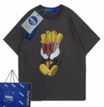 画像3: French fries Mickey Mouse Print oversizeT shirt　 ユニセックス男女兼用フライドポテトミッキーマウスミッキー半袖 Tシャツ (3)