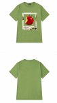 画像4: apple print Print oversizeT shirt　 ユニセックス男女兼用アップルプリントオーバーサイズ半袖 Tシャツ (4)