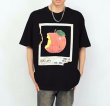 画像6: apple print Print oversizeT shirt　 ユニセックス男女兼用アップルプリントオーバーサイズ半袖 Tシャツ (6)