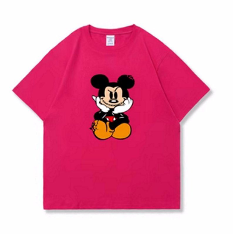 画像6: Thinking Ugly Mickey Clack T-shirt  ユニセックス男女兼用シンキングアグリーミッキーミッキーマウスクラックTシャツ半袖 Tシャツ (6)