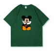 画像4: Thinking Ugly Mickey Clack T-shirt　 ユニセックス男女兼用シンキングアグリーミッキーミッキーマウスクラックTシャツ半袖 Tシャツ (4)