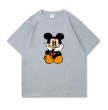 画像3: Thinking Ugly Mickey Clack T-shirt　 ユニセックス男女兼用シンキングアグリーミッキーミッキーマウスクラックTシャツ半袖 Tシャツ (3)