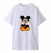 画像2: Thinking Ugly Mickey Clack T-shirt　 ユニセックス男女兼用シンキングアグリーミッキーミッキーマウスクラックTシャツ半袖 Tシャツ (2)