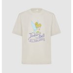 画像2: 23 UR Vintage  Tinker Bell Peter Panel print short-sleeved round neck T-shirt ティンカーベル  ヴィンテージ風 ラウンドネック 半袖 Tシャツ (2)