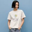 画像4: 23 UR Vintage  Tinker Bell Peter Panel print short-sleeved round neck T-shirt ティンカーベル  ヴィンテージ風 ラウンドネック 半袖 Tシャツ (4)