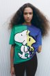 画像3: 23 Snoopy & Woodstock asymmetry Short Sleeve T-shirt   スヌーピー＆ ウッドストック アシンメトリー  半袖Tシャツ (3)