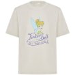 画像1: 23 UR Vintage  Tinker Bell Peter Panel print short-sleeved round neck T-shirt ティンカーベル  ヴィンテージ風 ラウンドネック 半袖 Tシャツ (1)