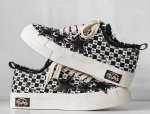 画像3: STAR EMBROIDERED CHECKERBOARD LACE-UP SNEAKERS  男女兼用 ユニセックススター星刺繍チェッカーボードレースアップスニーカー (3)