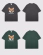 画像7: Unisex fox printT-shir   ユニセックス男女兼用 フォックス狐 ペイント Tシャツ (7)