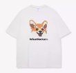 画像2: Unisex fox printT-shir   ユニセックス男女兼用 フォックス狐 ペイント Tシャツ (2)