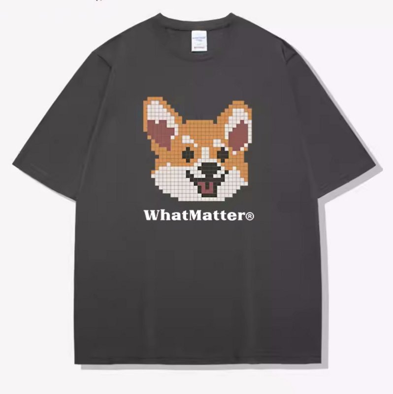 画像3: Unisex fox printT-shir   ユニセックス男女兼用 フォックス狐 ペイント Tシャツ (3)