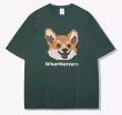 画像4: Unisex fox printT-shir   ユニセックス男女兼用 フォックス狐 ペイント Tシャツ (4)