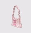 画像7: Ribbon Twist Gingham Check Hand Shoulder Bag Under Arm Bag　リボンツイストハンドルギンガムチェックトートショルダーバッグアンダーアームバッグ (7)