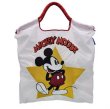 画像2: Mickey Mouse Embroidered Nylon Tote  Messenger Eco  Shoulder  Nylon Shopping Bag　男女兼用ミッキーマウスミッキー刺繍トート ショルダー エコ ショッピングバッグ (2)