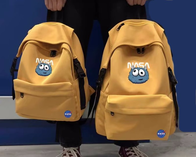 画像6: NASA x Cookie Monster One Point backpack rucksack　男女兼用NASAナサ×クッキーモンスターワンポイント バックパック　リュック (6)