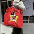 画像11: Mickey Mouse Embroidered Nylon Tote  Messenger Eco  Shoulder  Nylon Shopping Bag　男女兼用ミッキーマウスミッキー刺繍トート ショルダー エコ ショッピングバッグ (11)