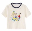 画像1:  Short length Popeye & Olive　Short Sleeve T-shirt    ショート丈　ポパイ＆オリーブプリント 半袖Tシャツ (1)