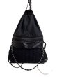 画像2: quilted chain backpack shoulder tote bag　キルティングチェーンバックパック ショルダートートバッグ (2)